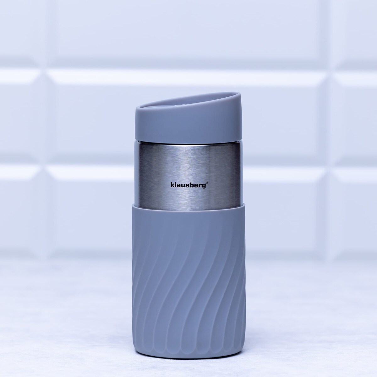 Kubek termiczny 300ml KLAUSBERG szary