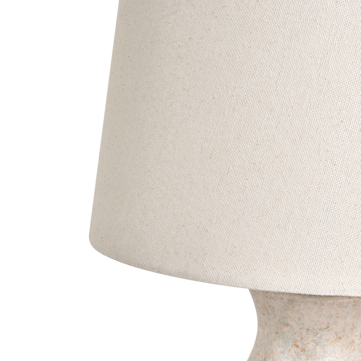Lampa stołowa CHARGES Ceramika Jasnobeżowy