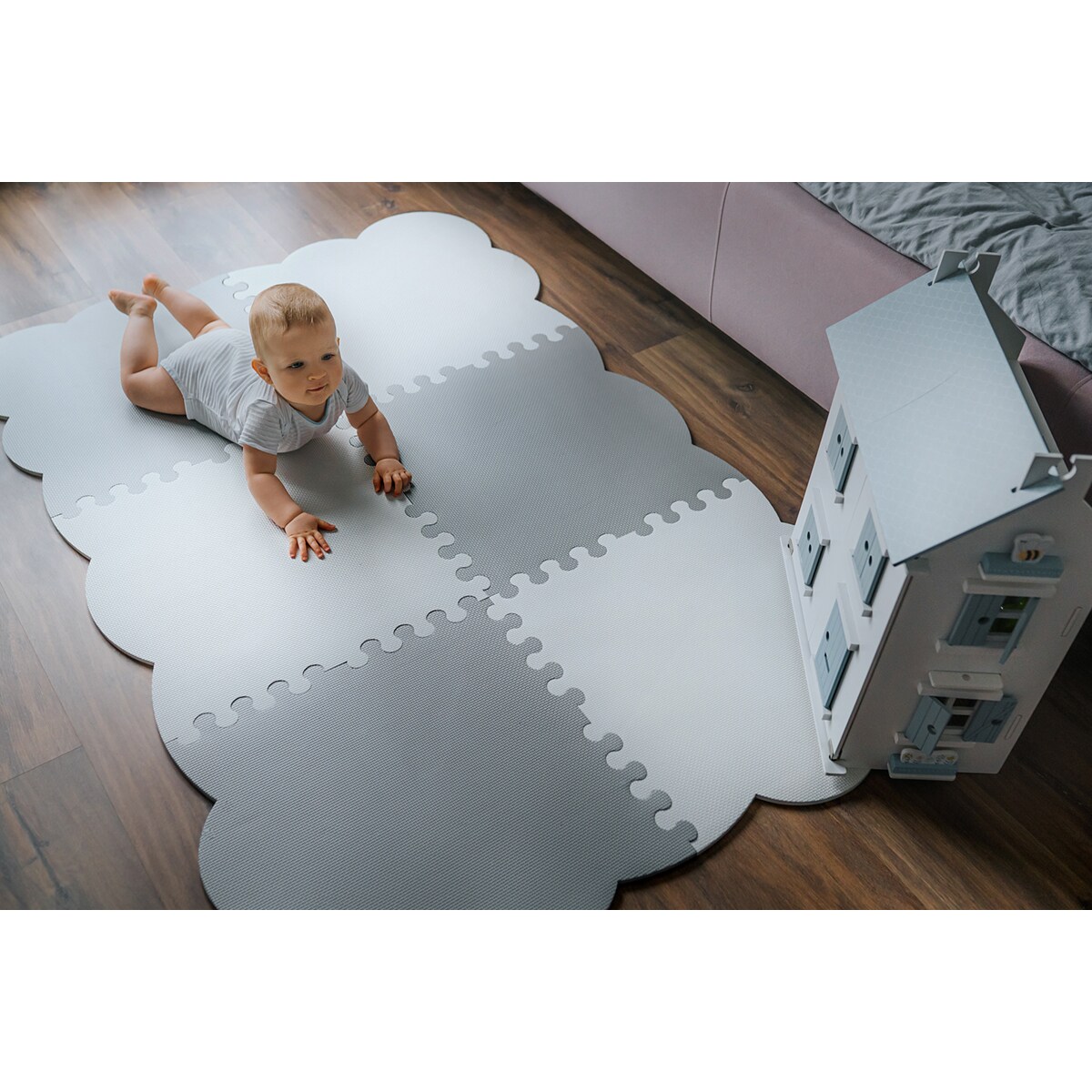 Mata piankowa Biscuit Grey XL