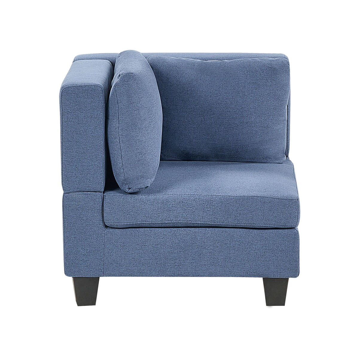 Sofa modułowa 5-osobowa z otomaną niebieska UNSTAD