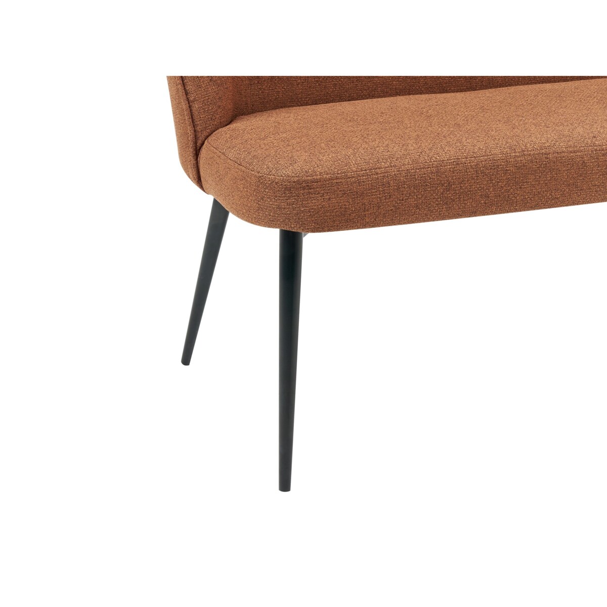 Ławka tapicerowana 2-osobowa brązowa OSBY