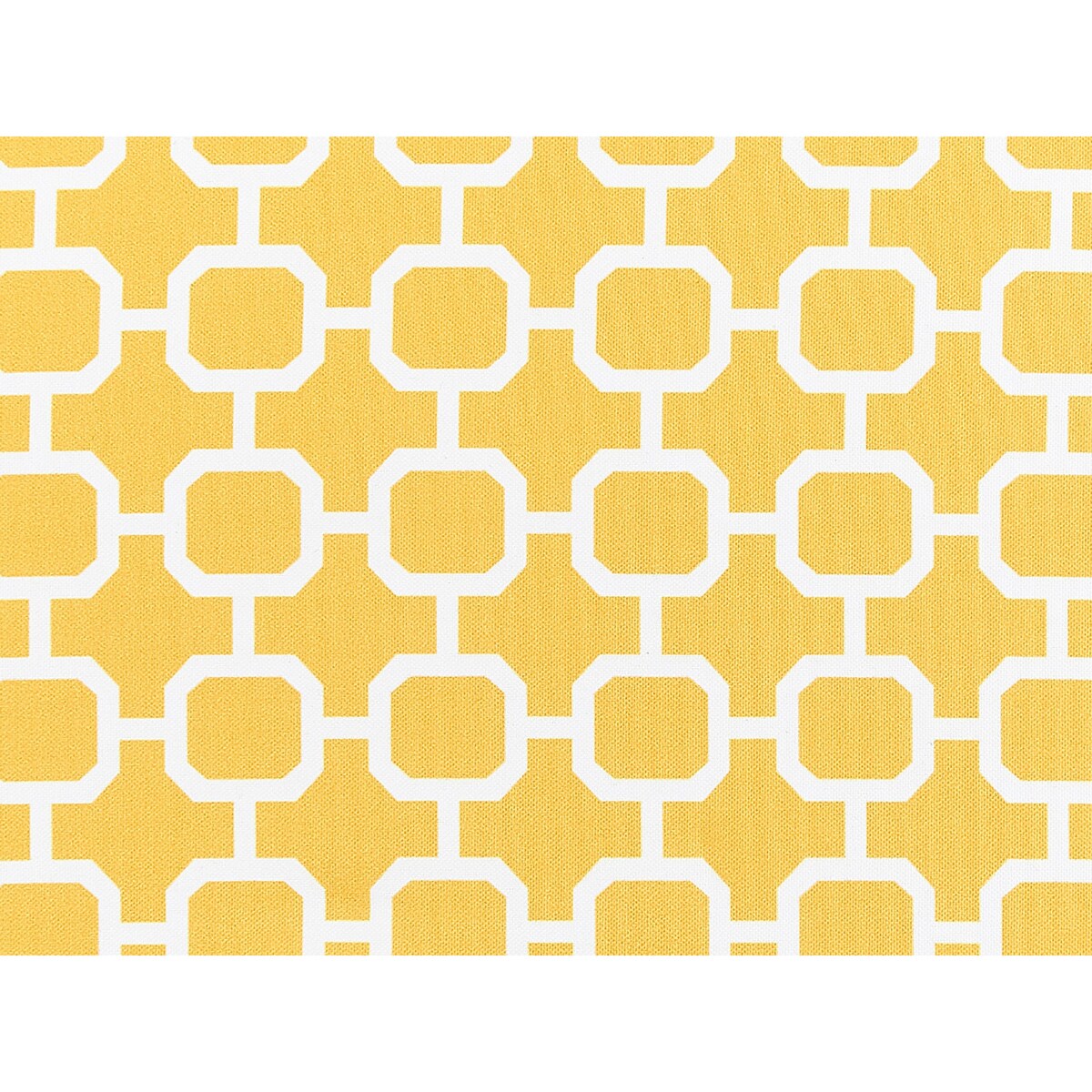 Zestaw 6 poduszek na krzesła ogrodowe geometryczny wzór żółty TOLVE