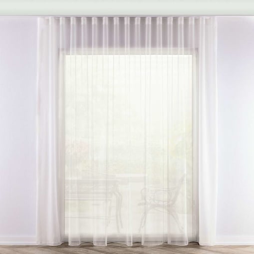 Firana na taśmie wave 300x265 ecru natural look