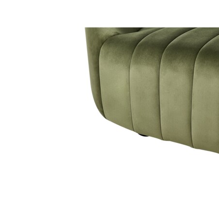 Sofa 3-osobowa welurowa zielona MALUNG