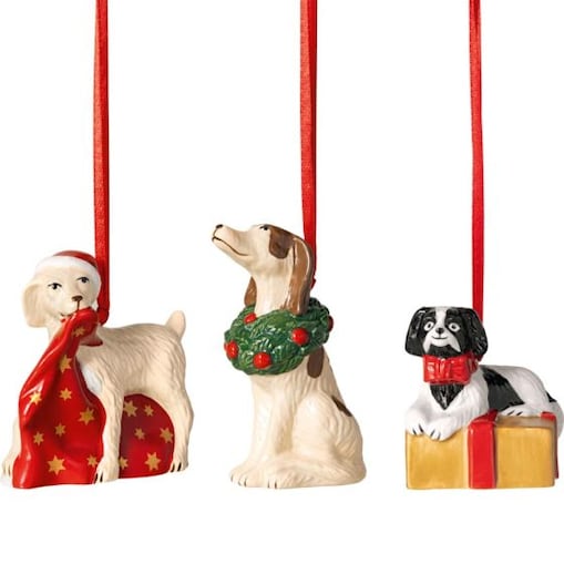Zestaw 3 ozdób choinkowych Pieski Nostalgic Ornaments Villeroy & Boch