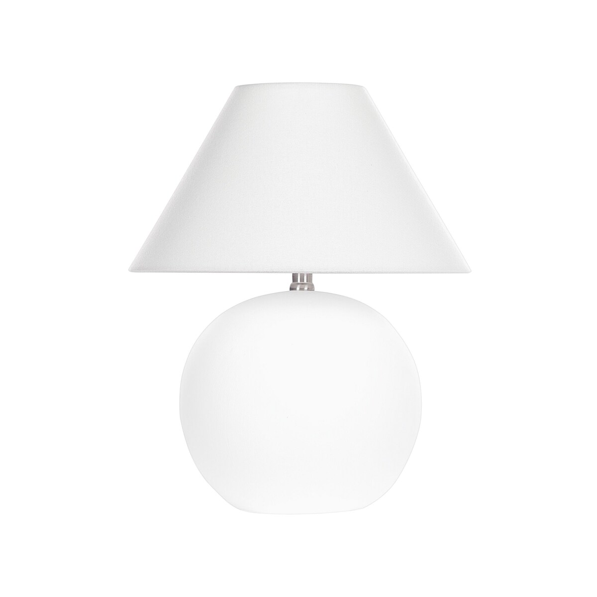 Lampa stołowa ceramiczna biała LIMIA