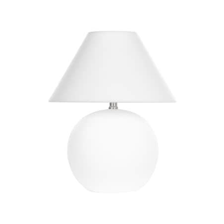 Lampa stołowa ceramiczna biała LIMIA