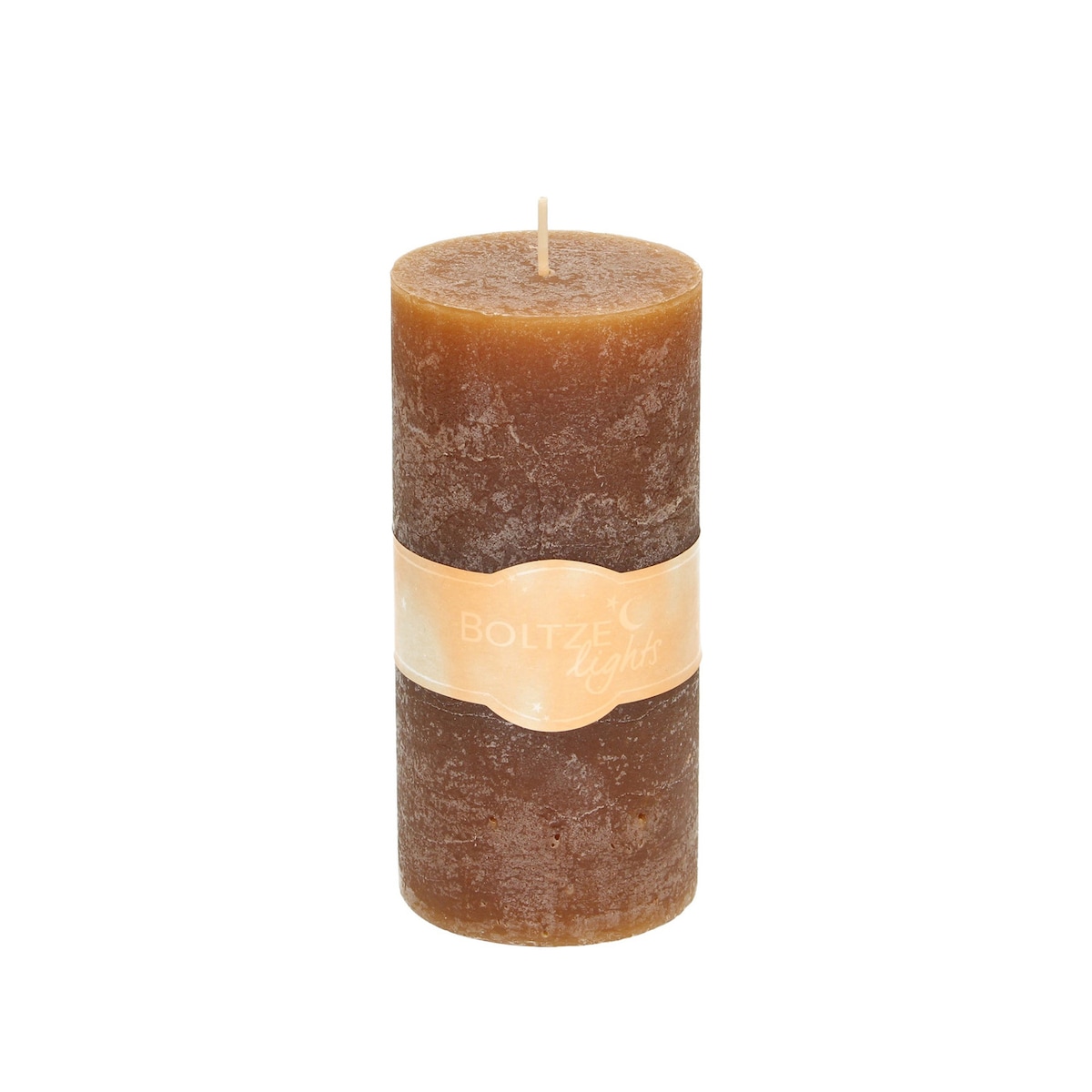 Świeca Lea 15cm brown, 7 x 15 cm