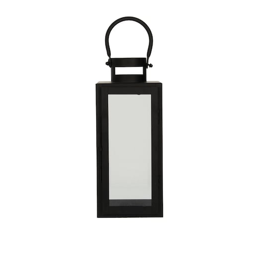 Lampion metalowy Elegance black wys. 30cm, 12 x 13 x 30 cm