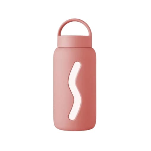 MUUKI MINI BOTTLE szklana butelka na wodę 500 ml, Terra Cotta