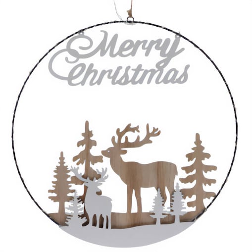 Dekoracja świąteczna z LED do zawieszenia, Ø 40 cm