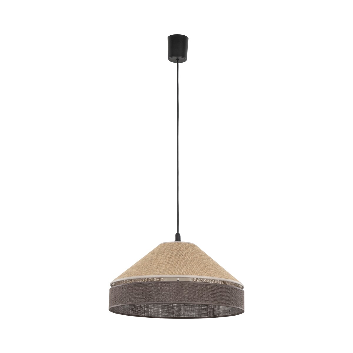 Eliss Black Juta Lampa Wiszaca 1Xe27