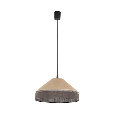 Eliss Black Juta Lampa Wiszaca 1Xe27