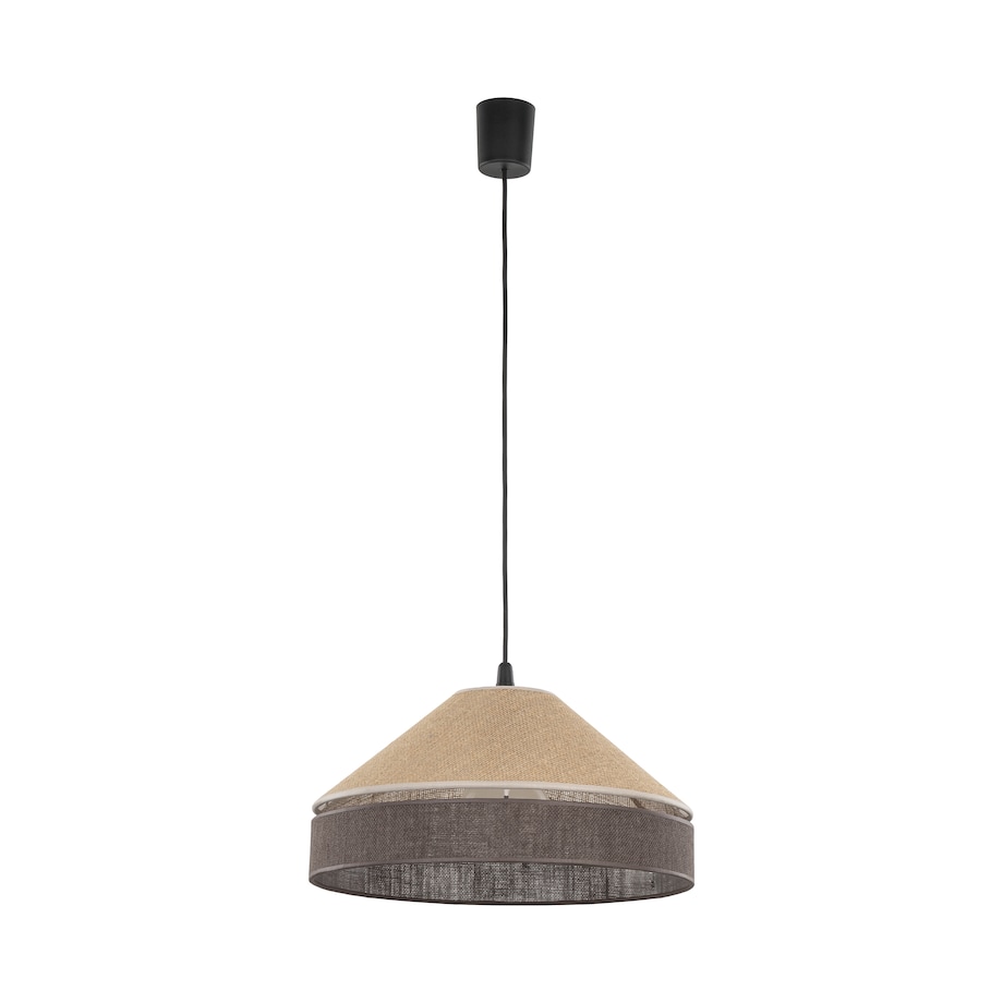 Eliss Black Juta Lampa Wiszaca 1Xe27