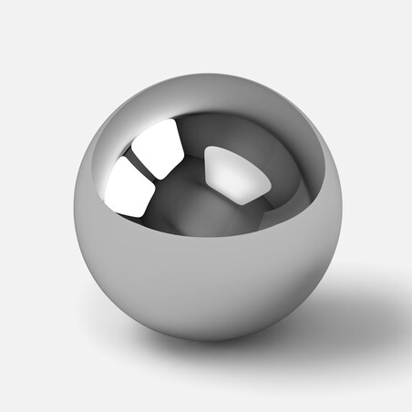 ODETE 40 (L) SILVER uchwyt jednopunktowy polerowany