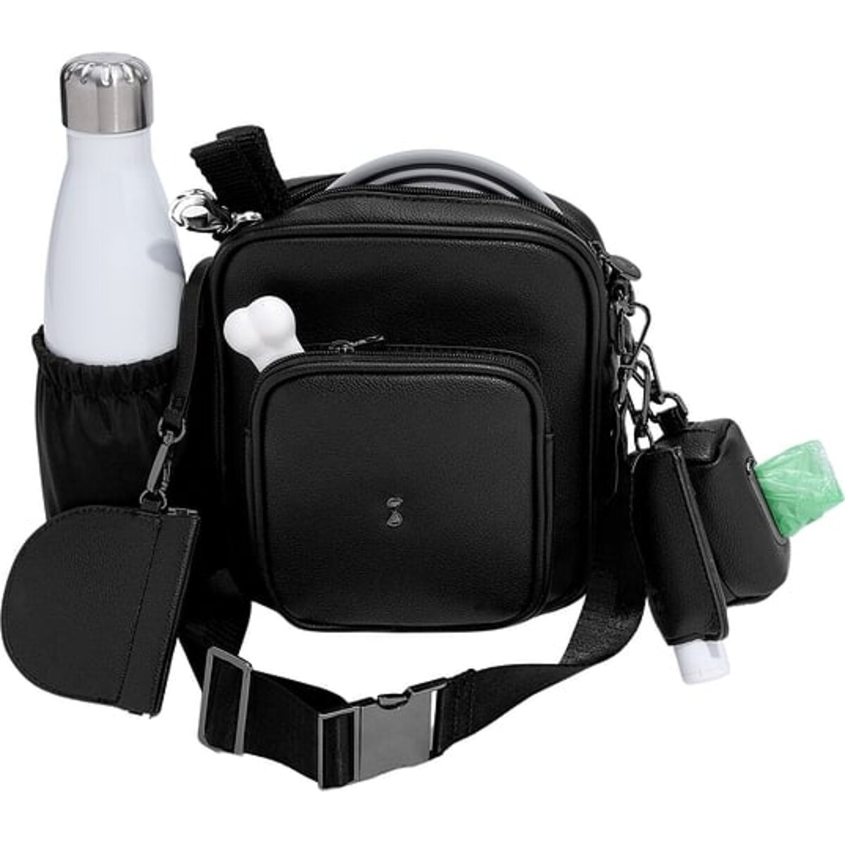 Torba na ramię Stackers Dog Walking czarna