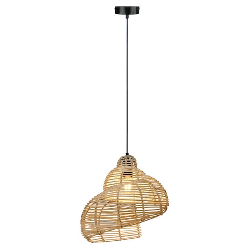 Lampa wisząca Light Prestige Shella drewno 1 x E27 1 szt.