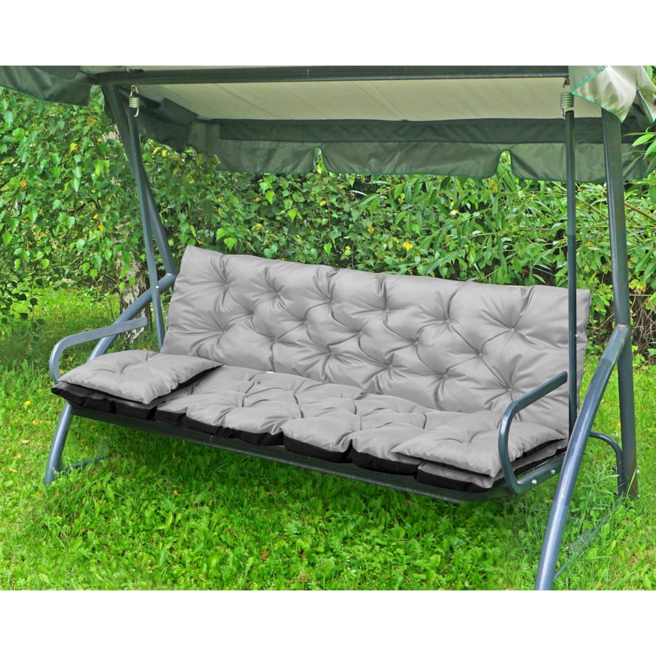 Poduszka Ogrodowa Na Huśtawkę Ogrodową Ławkę 120X60X50 Cm + 2 Poduszki