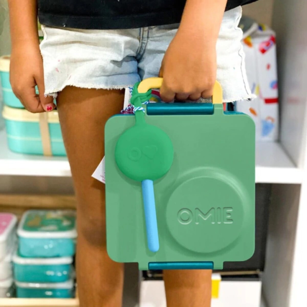 OMIE OMIEPOD zawieszka - pokrowiec ze sztućcami, Mint Green