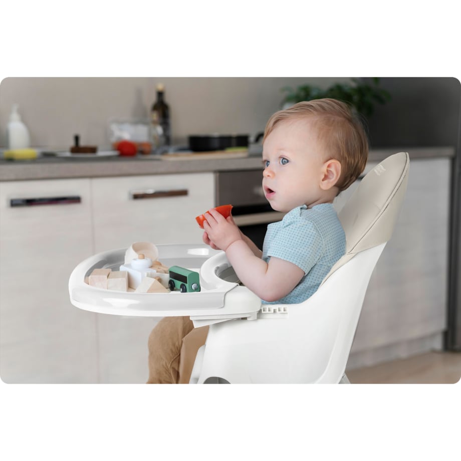 Krzesełko do karmienia milo dla dzieci składane tacka Ricokids + śliniaczek