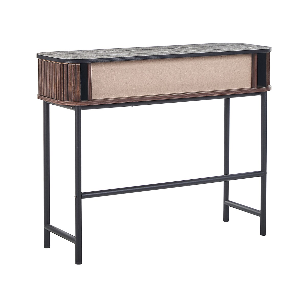 Konsola ciemne drewno z czarnym JOSE