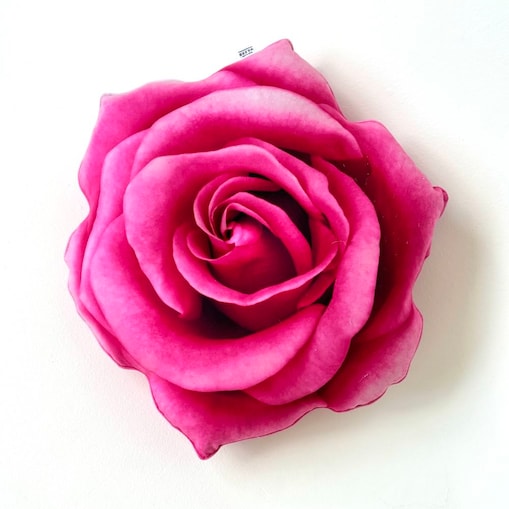 Poduszka kwiat Róża duża różowa