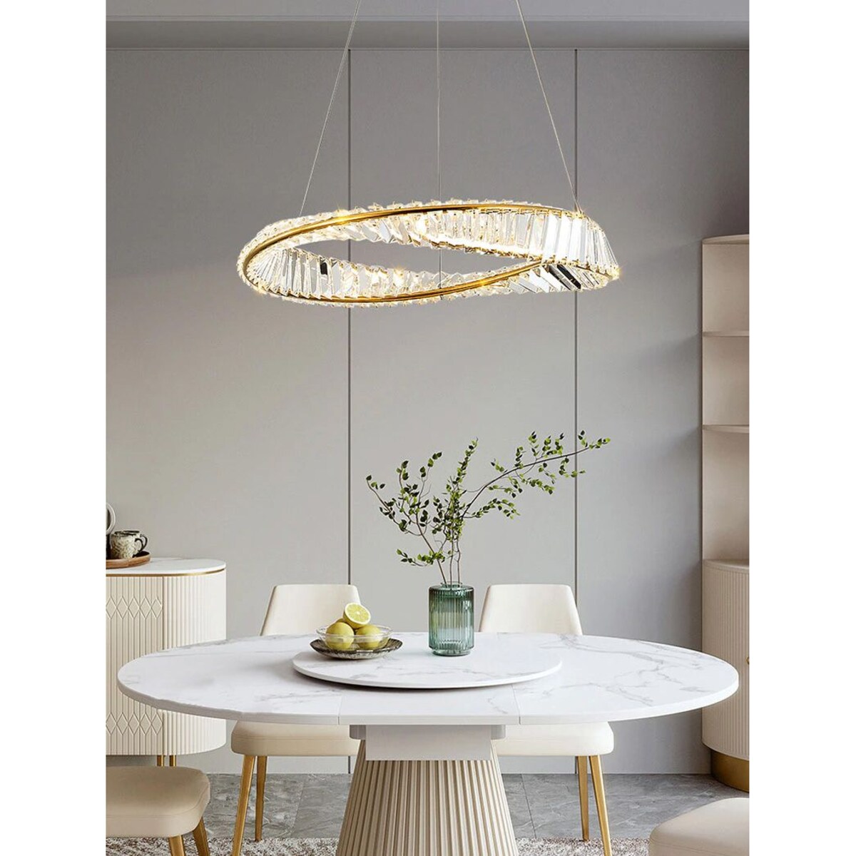 Lampa Sufitowa Wisząca App1064-1Cp Led Złoty, Metal