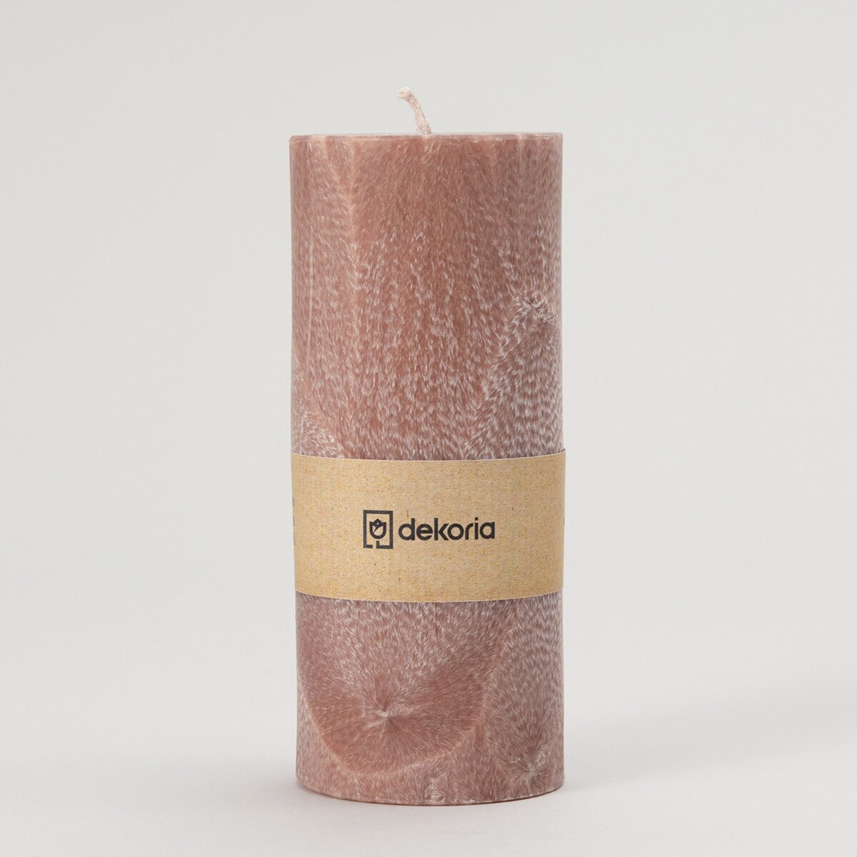 Świeca zapachowa palmowa walec Old Pink, 6,5x6,5x16 cm