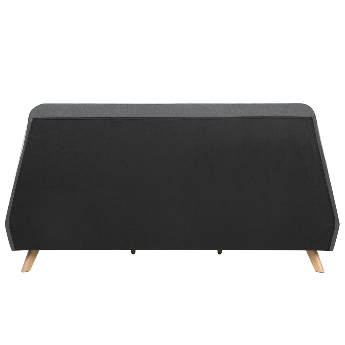 Łóżko tapicerowane 180 x 200 cm szare VIENNE