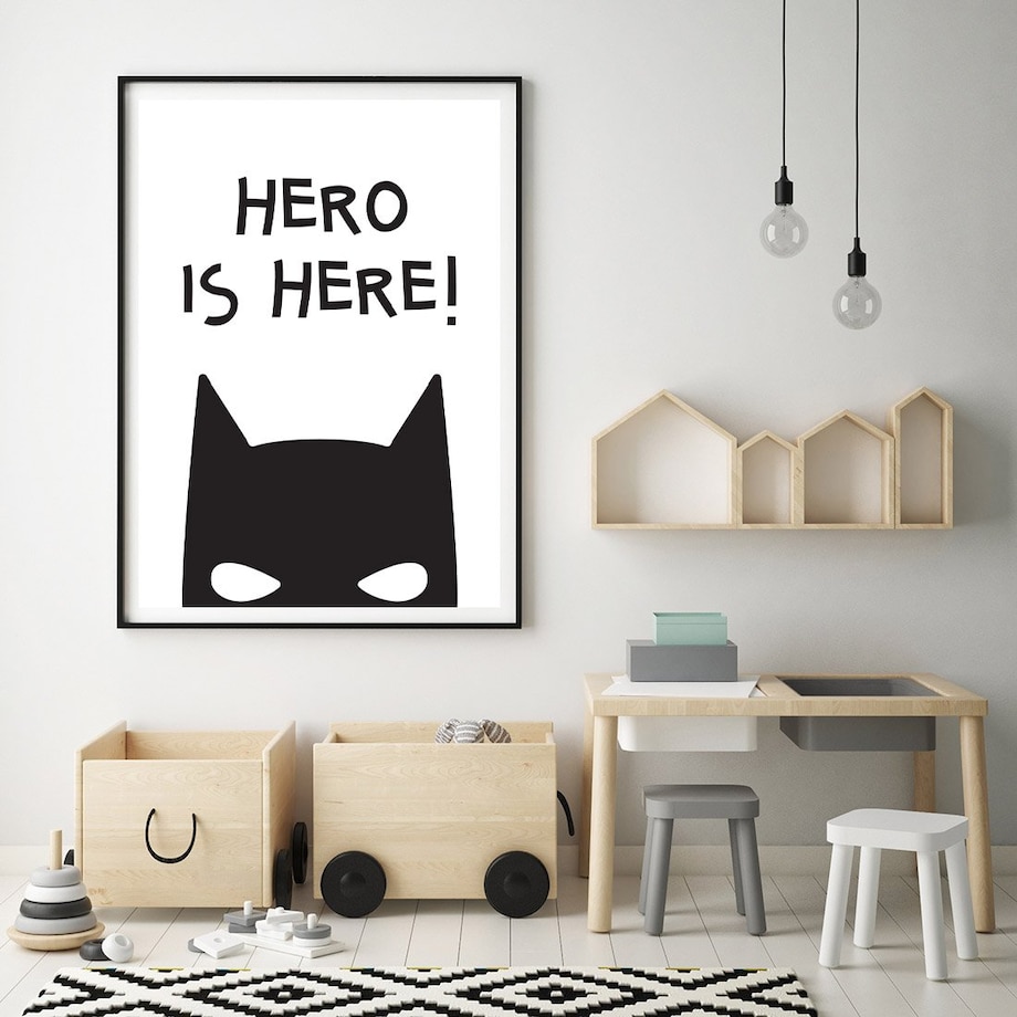 Plakat dla dzieci Hero 50x70