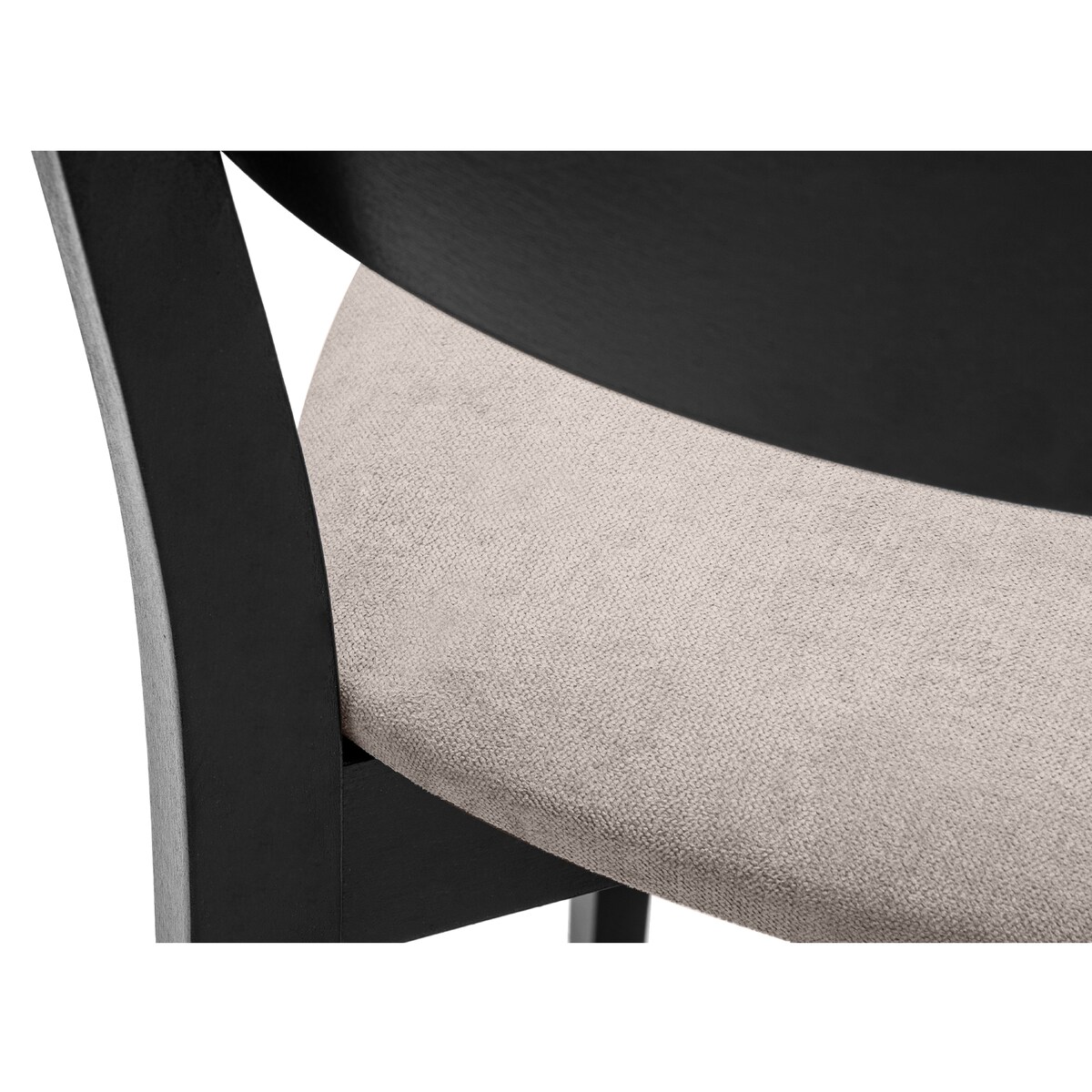 KONSIMO VINIS nowoczesne krzesła drewniane 2 sztuki w kolorze beżowym