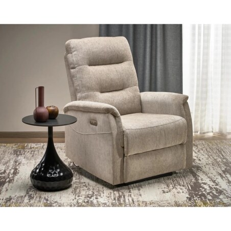 Fotel rozkładany JAMAL beżowy