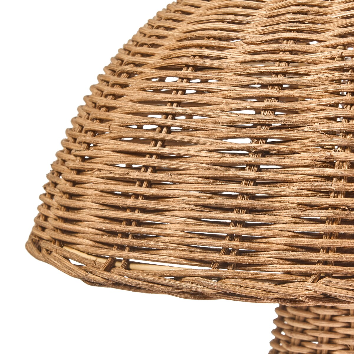 Lampa stołowa Grzybek ALERO Rattan Naturalny