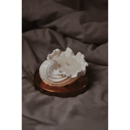 Świeca sojowa Muszla 100 g Biel N°11 "Letnie orzeźwienie"