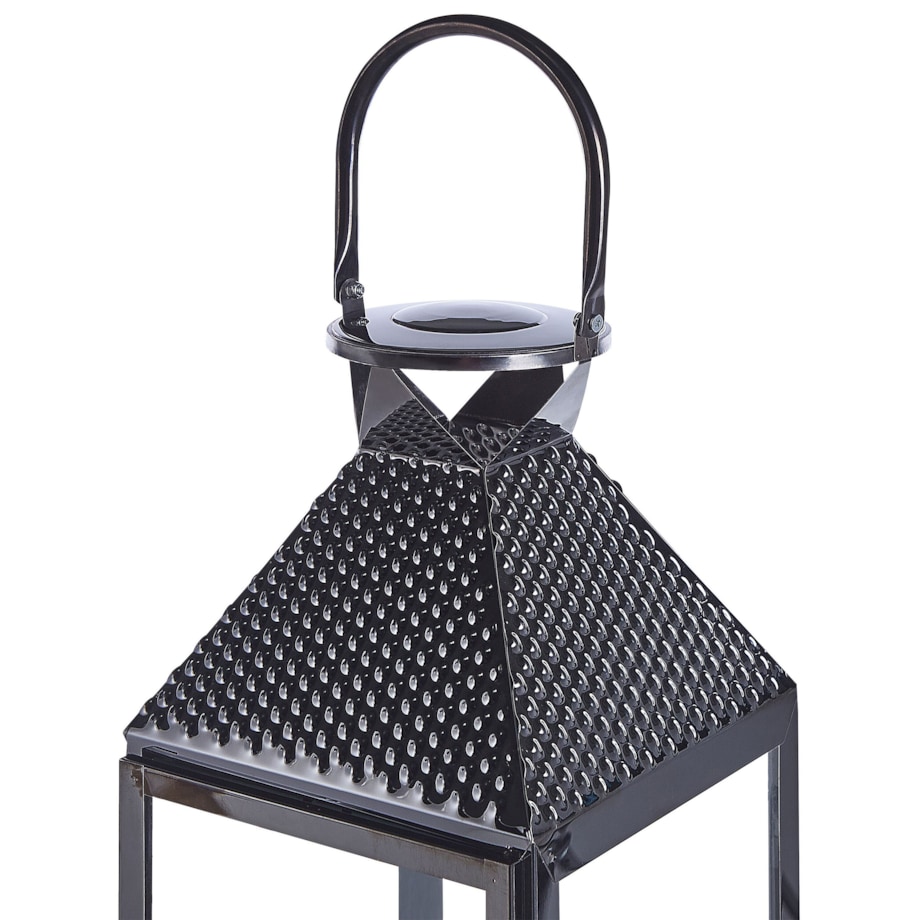 Lampion stalowy 54 cm czarny BALI