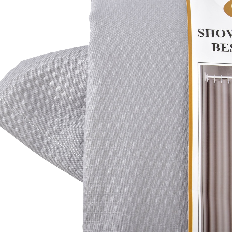 ZAC GREY Zasłona prysznicowa 180x180cm