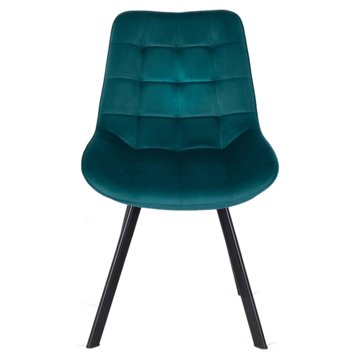 Krzesło Tapicerowane Welurowe Kuchenne Do Salonu Jadalni RICK Turkus