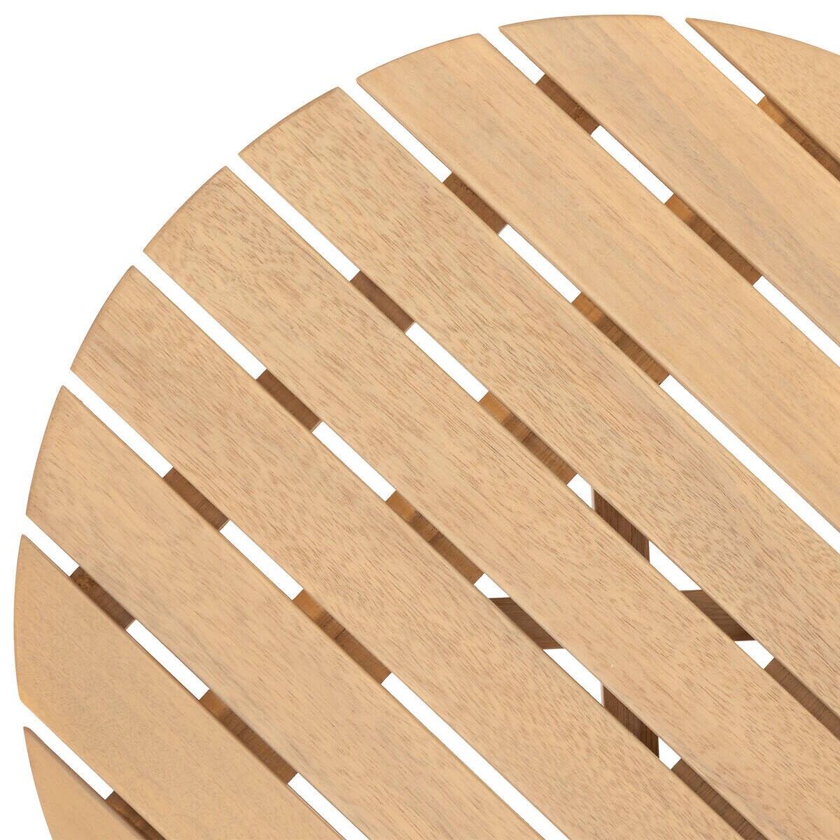 Stolik ogrodowy z drewna akacji OLVINIA, Ø 40 cm