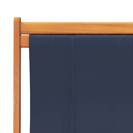 vidaXL Składane krzesła plażowe, 2 szt., niebieskie, obite tkaniną