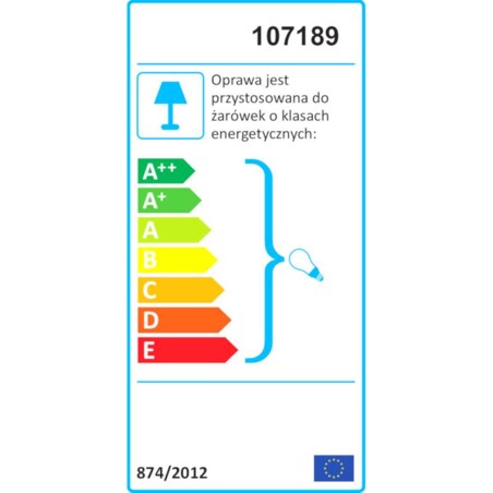 Nocna LAMPKA stojąca MADAME 107189 Markslojd abażurowa LAMPA stołowa biała