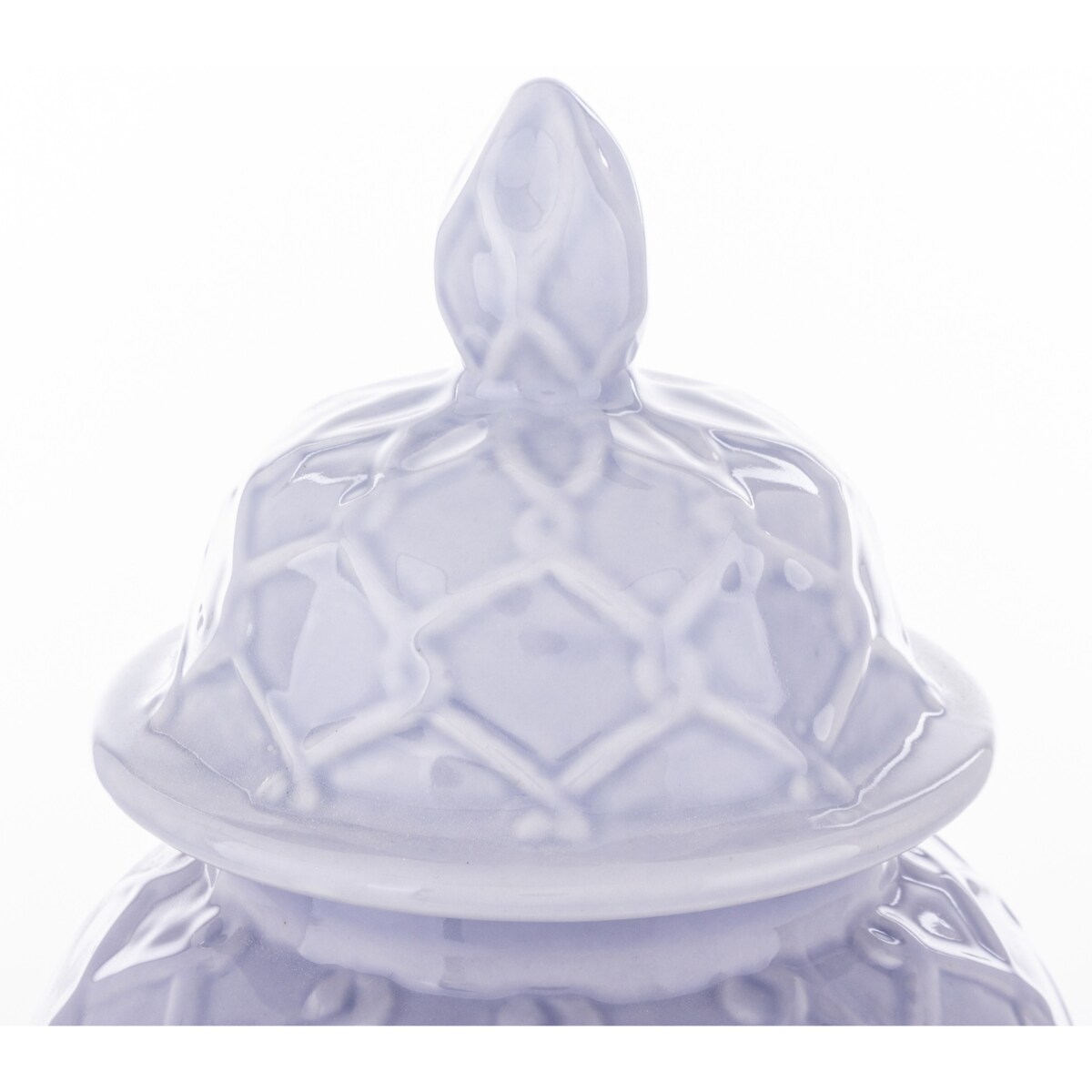 Amfora pojemnik z pokrywą 26x1x14 cm ANFOR niebieski