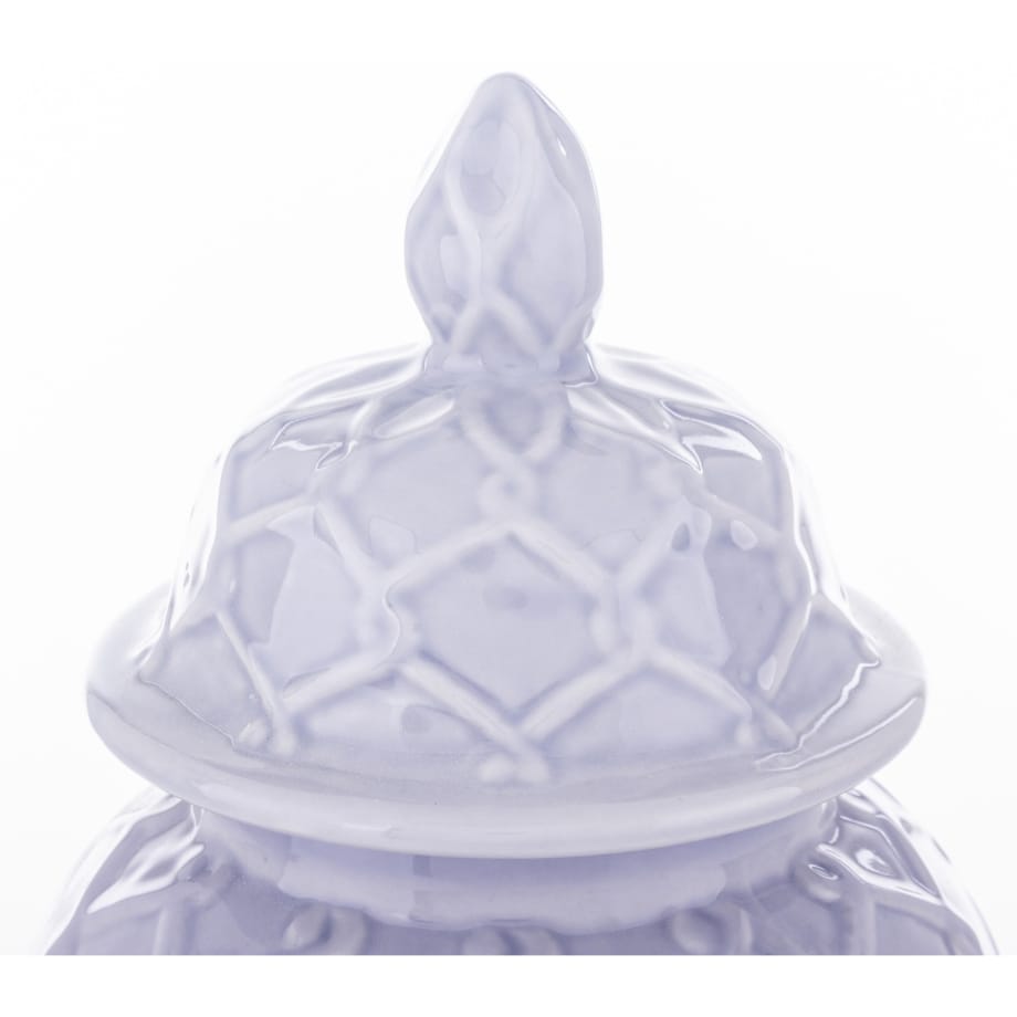 Amfora pojemnik z pokrywą 26x1x14 cm ANFOR niebieski