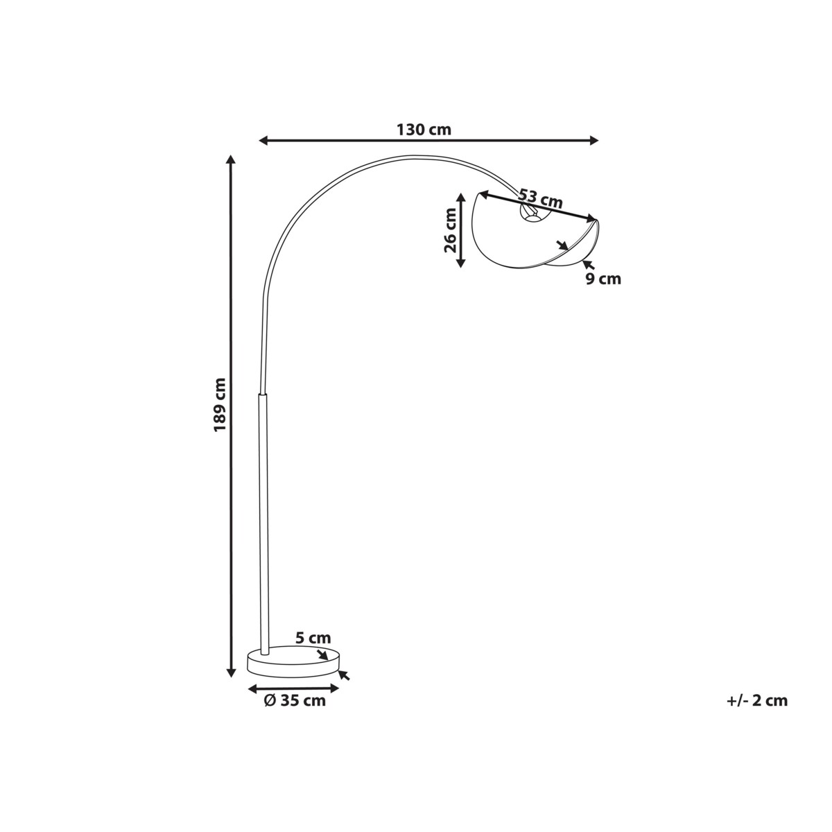 Lampa podłogowa papierowa naturalna HERRON