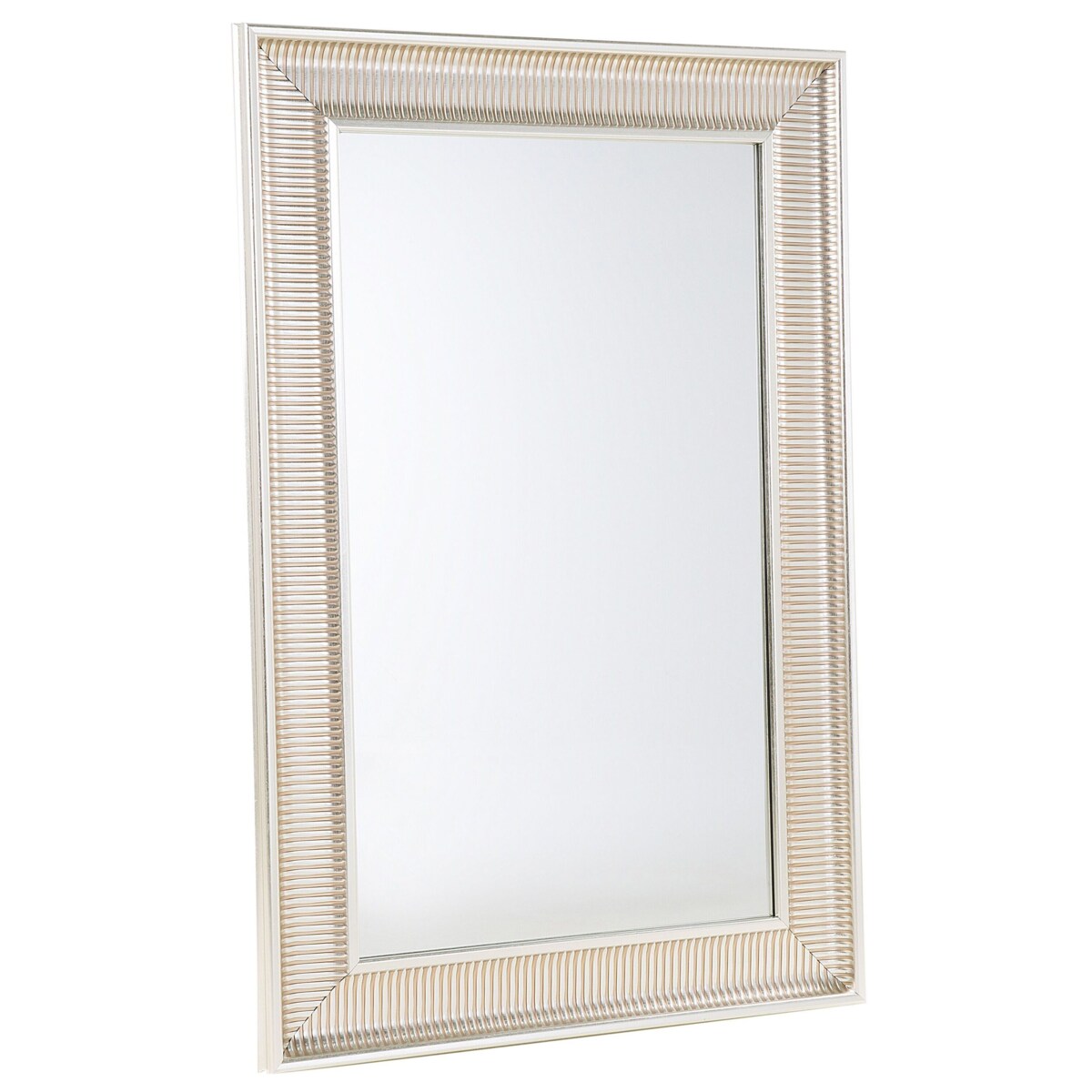 Lustro ścienne 60 x 90 cm złote CASSIS