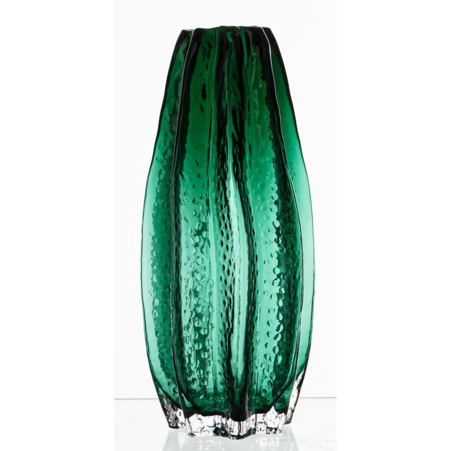 Wazon szklany 30x13,5x13,5 cm GULDAN-2 zielony small