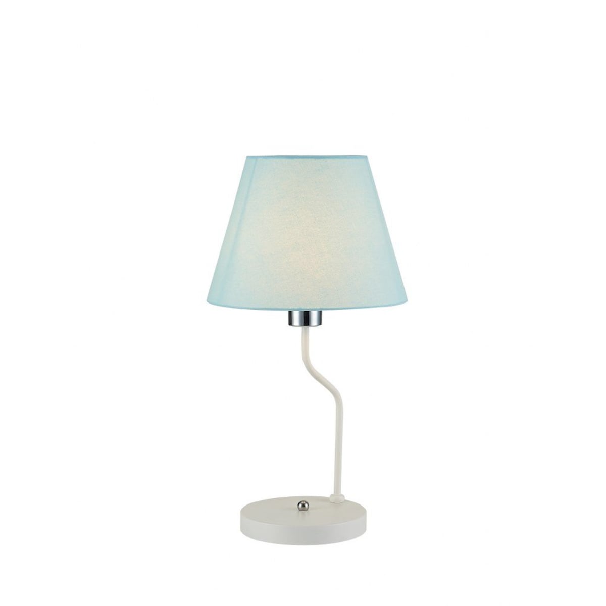 Lampa Stołowa York Niebieska Ledea Metalowa Z Kloszem