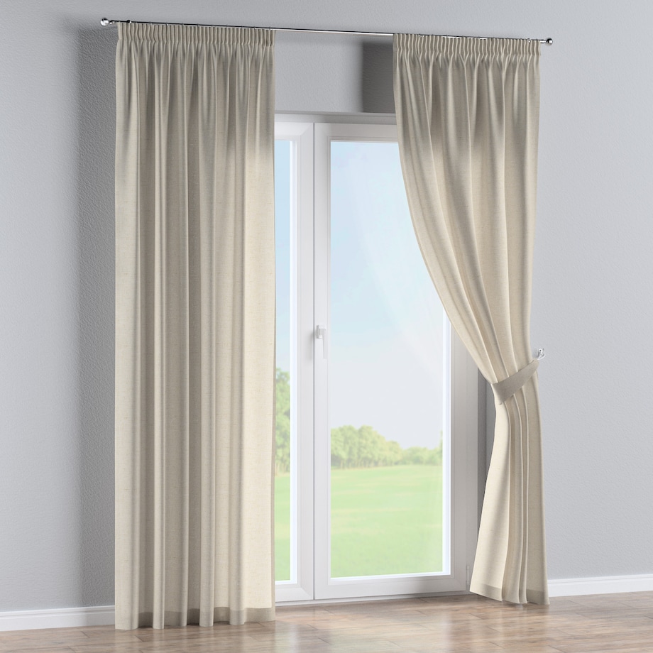 Zasłona na taśmie marszczącej 1 szt. 130x260 beżowy