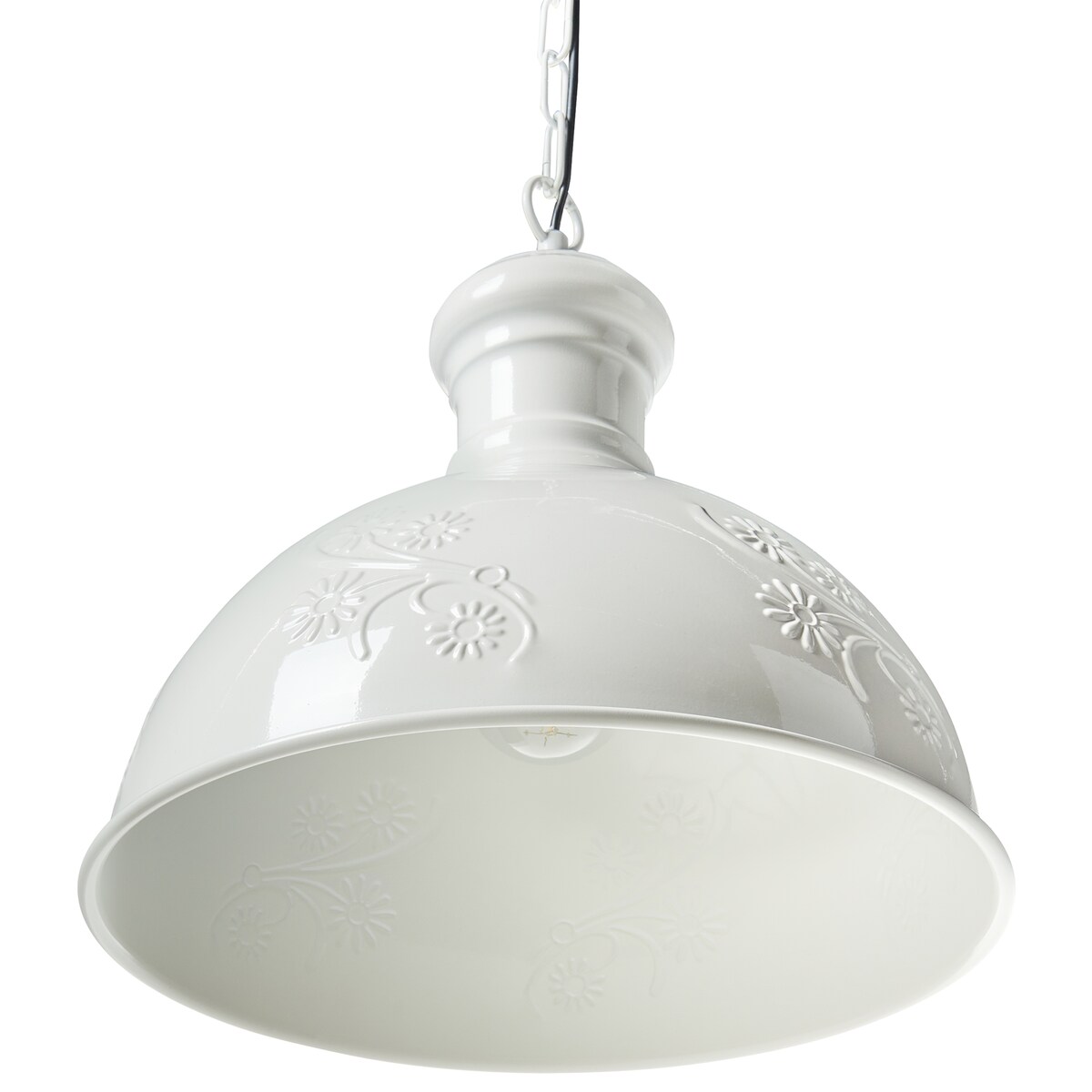 Lampa wisząca DIDESSA Metal Złamana biel
