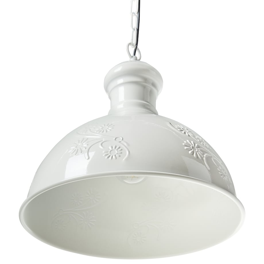 Lampa wisząca DIDESSA Metal Złamana biel