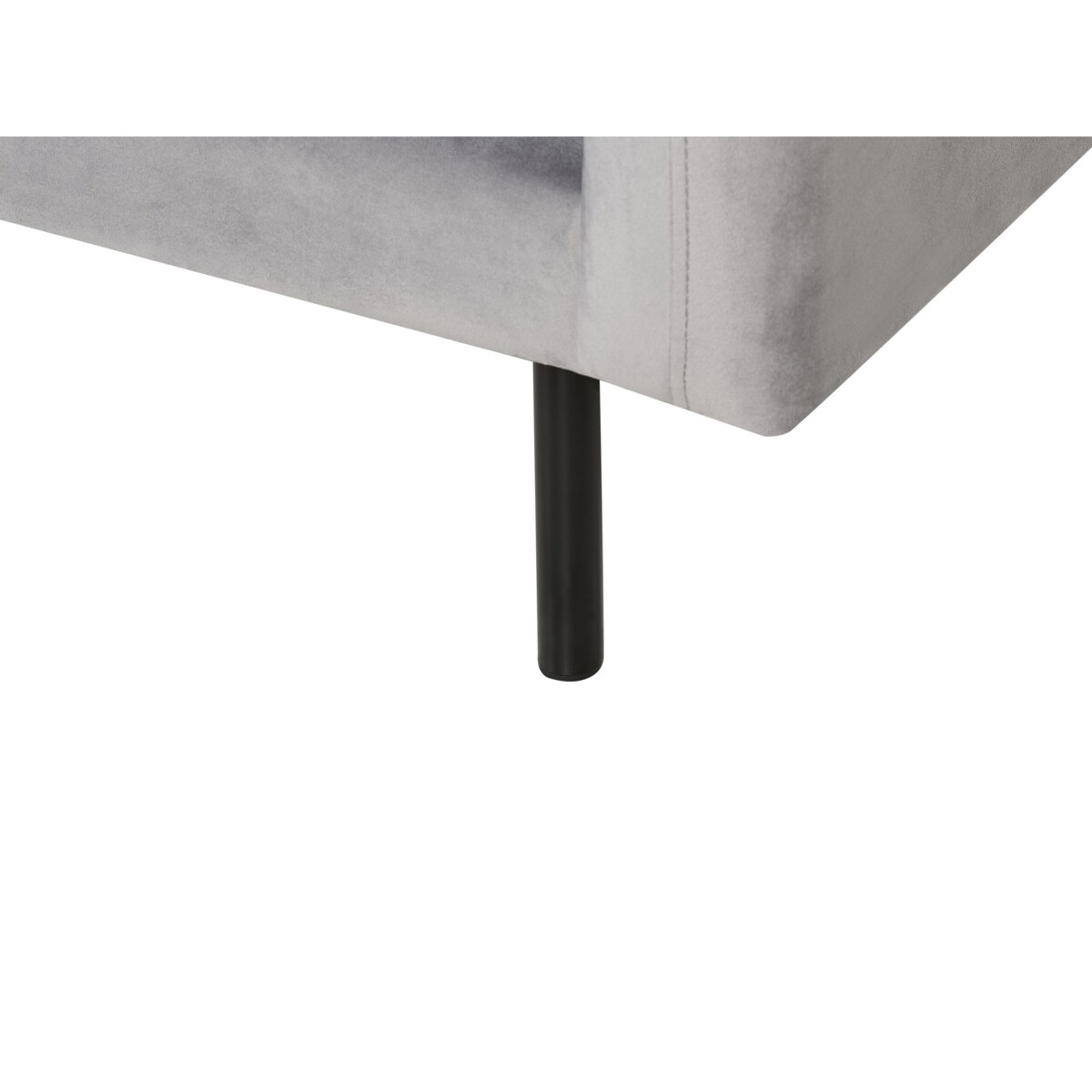 Prawostronny narożnik welurowy szary VINTERBRO